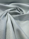 Mykonos Spa Blue P/K Lifestyles Diamond Jacquard Upholstery Fabric By The Yard
