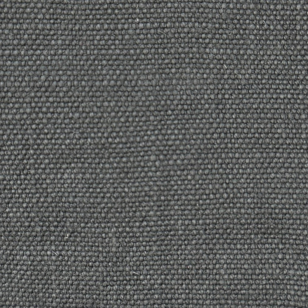 Muldon Charcoal Gray Irish Heavy Linen 30 oz Upholstery Fabric By The Yard