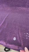 Crypton Performance Velvet Sintra Purple Eggplant Upholstery Fabric By The Yard
