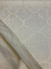 Grace Fog Emblem Beige Polyester Embroidered Woven Fabric by the yard
