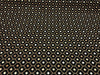 Black Gold Diamond Chenille Fabric