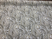  Fcalgura Paisley Floral Linen Fabric By the Yard