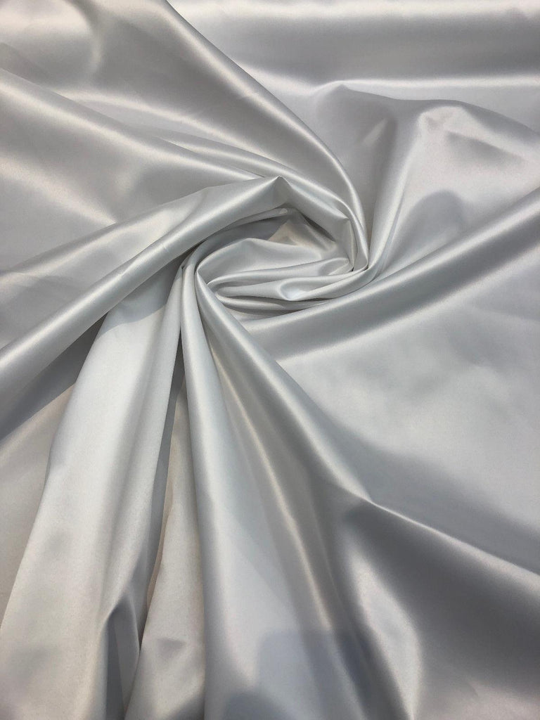 Polyester Polyana White Artificial Silk Fabric by the yard – Affordable  Home Fabrics