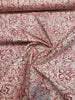Home Accent Ta Boo Floral Rasberry Papaya Punch Fabric By The Yard