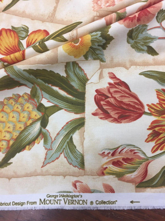 Waverly Botanic Garden In Botanical Mount Vernon Multipurpose Fabric by the yard