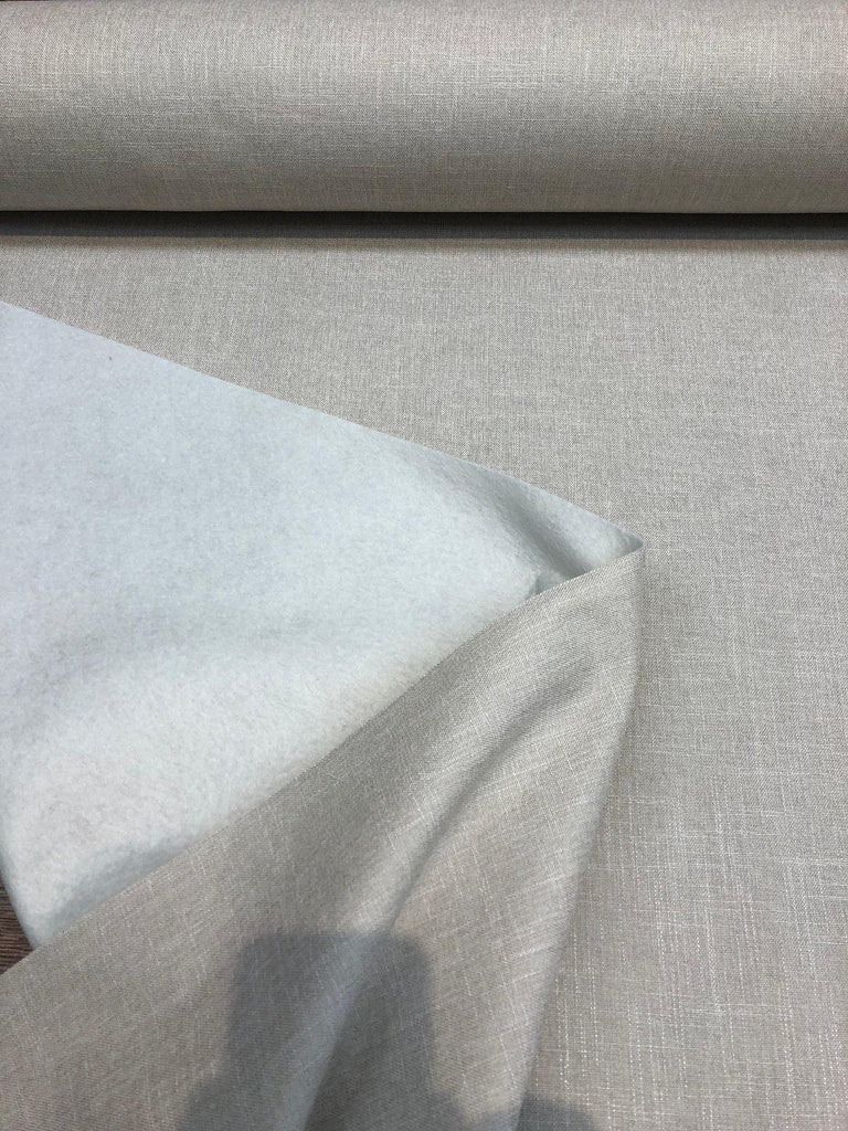 Heavy Belgian Linen Fabric White 25 yard roll