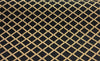 Black and gold diamond designed fabric cloth