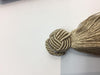 100 pieces Round ball taupe Key tassel perfect for runners pillows keychains