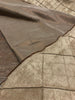 Light Brown Lightweight Suede Diamond Design Fabric By The Yard