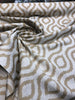 Rj Hourglass Natural Jacquard Geometric Reversible Fabric by the yard