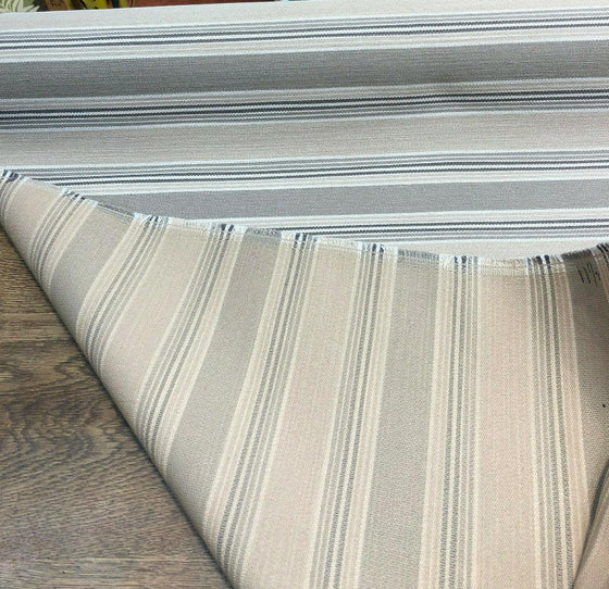 Fabricut Cowen Stone Stripe Upholstery Fabric By The Yard
