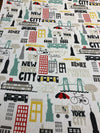 P Kaufmann East Coast City New York Brights Fabric by the Yard