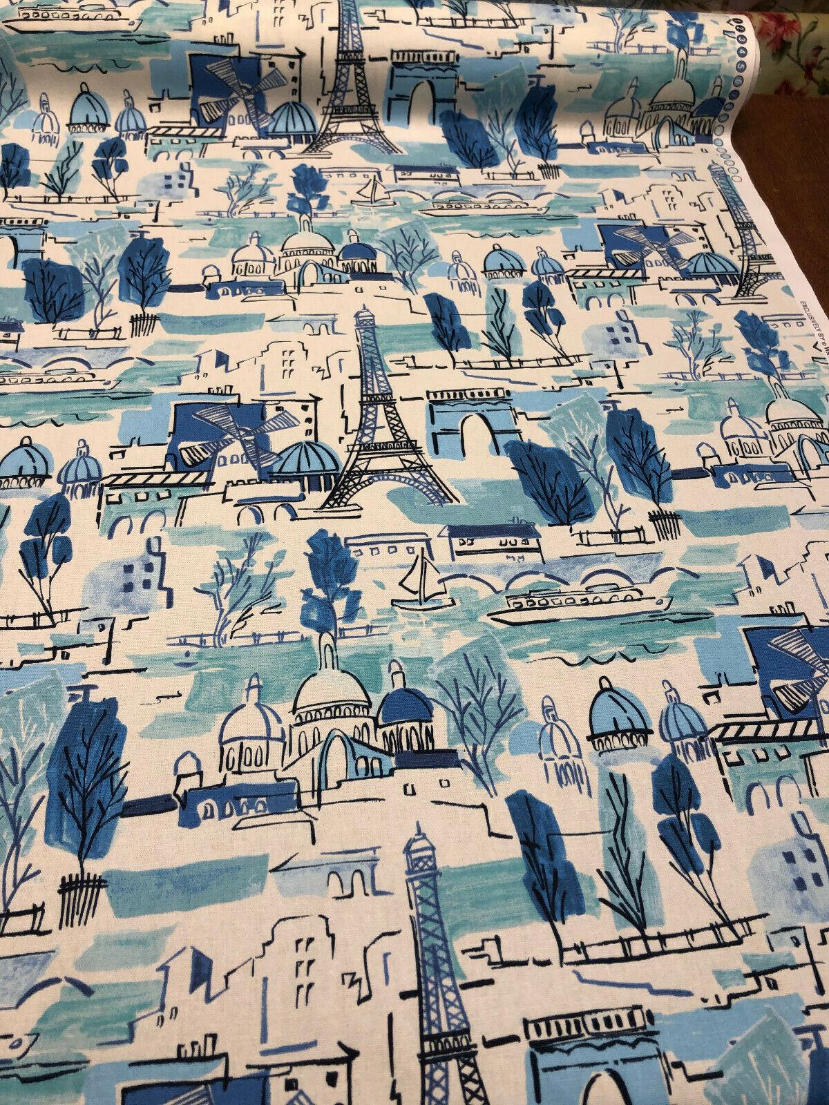 Waverly Arrondissement Blue Luna Home Decor Fabric By The Yard ...