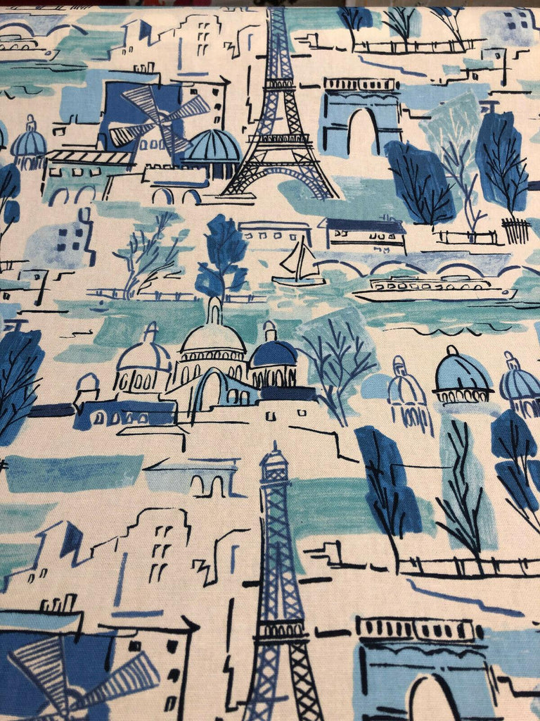Waverly Arrondissement Blue Luna Home Decor Fabric By The Yard ...