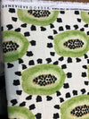 Genevieve Gorder Maya Papayas Green Matcha Fabric By The Yard