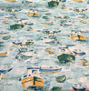 Richloom Outdoor Spinnaker Bay Ships Toile Ocean Blue Fabric By the yard