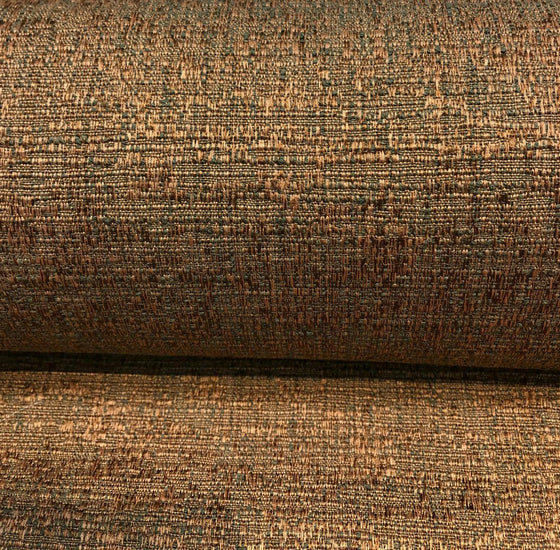Fabricut Rawhide Copper Slubbed Textured Fabric by the yard