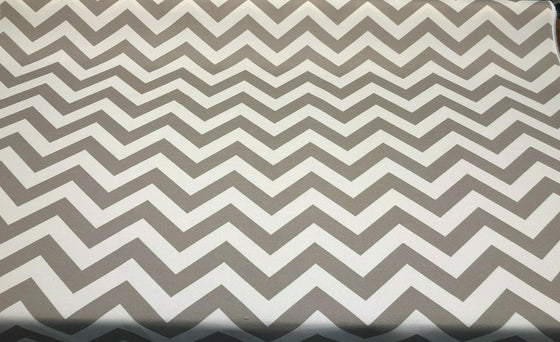 Bryant Indoor Outdoor Palmer Chevron Cobblestone Fabric By the yard