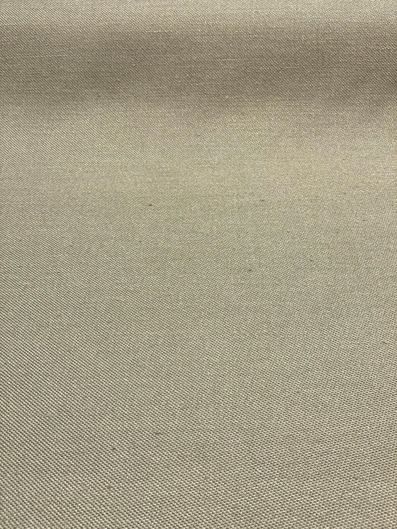 Italian Plain Taupe Linen Upholstery Fabric By The Yard