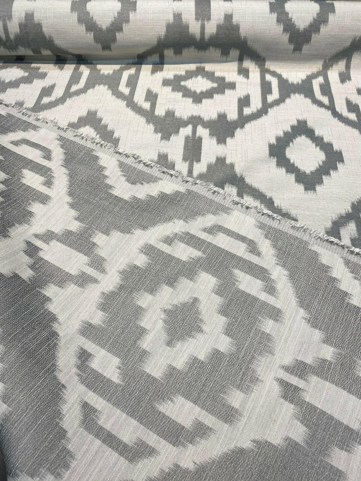 Baylis Aztec Silver Jacquard Designer Fabric By The Yard – Affordable Home  Fabrics