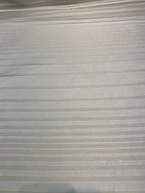 P Kaufmann Astro Stripes 118 inch Sheer Fabric By The Yard