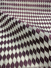 Purple Rain Embroidered Sheer Drapery Fabric By The Yard
