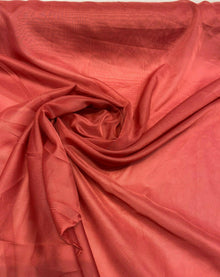  Red Sheer Voile 120'' Wide Drapery Fabric By The Yard