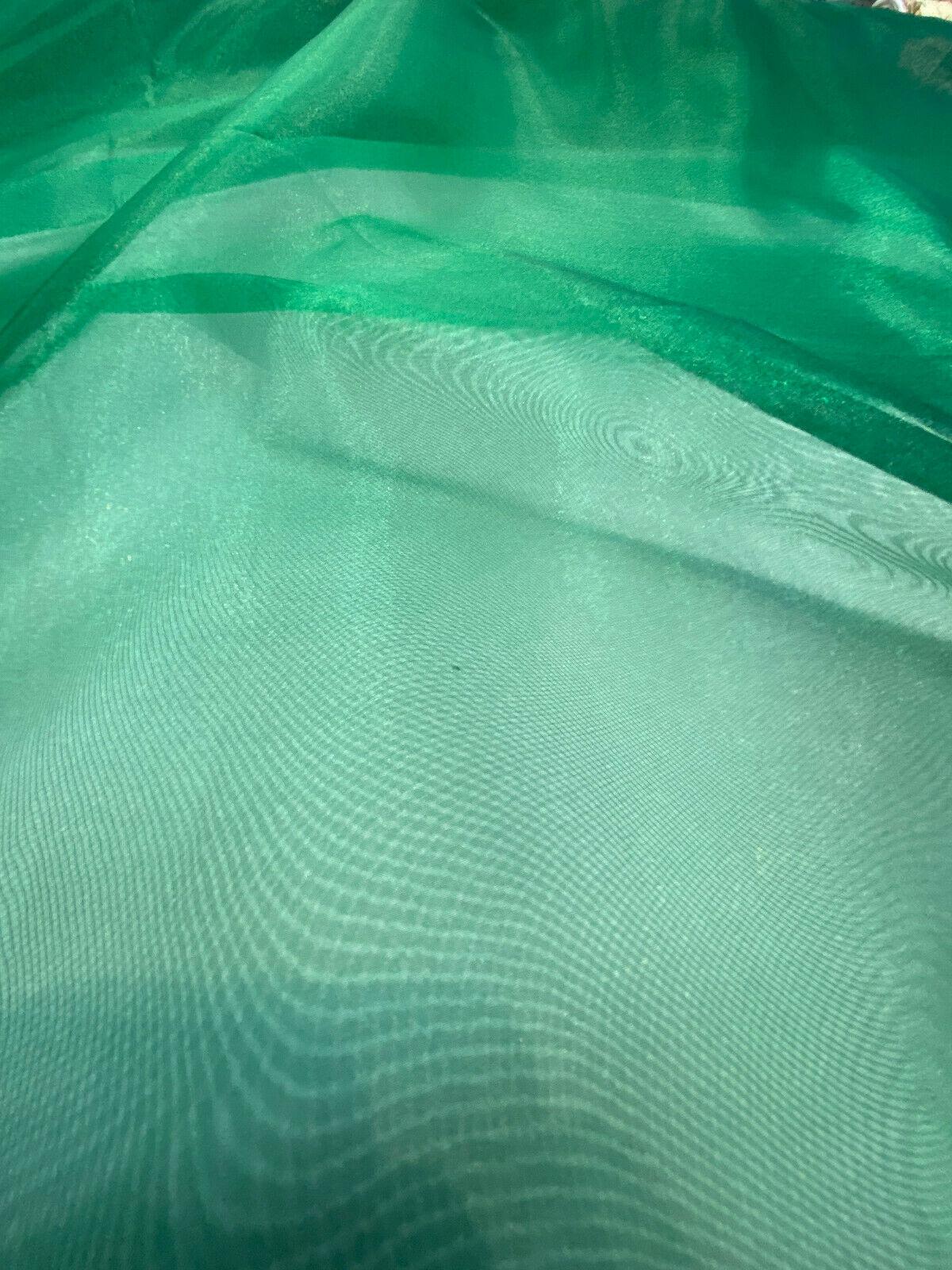 French Green 120 Inch Organza Double Width Fabric By The yard – Affordable  Home Fabrics