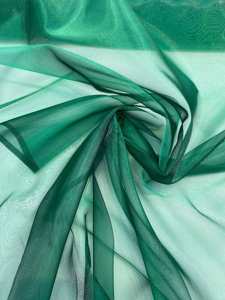 French Green 120 Inch Organza Double Width Fabric By The yard ...