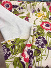 Becca Fiesta Floral Linen Drapery Fabric Upholstery Fabric by the yard