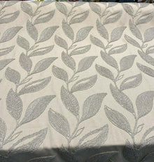  Valiant Dillon Natural Taupe Embroidered Crewel Fabric By The Yard