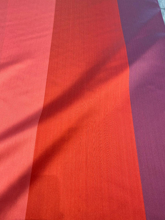 P Kaufmann River Stripe NFP Jewel Pink Purple Red 126 inch Fabric By The Yard