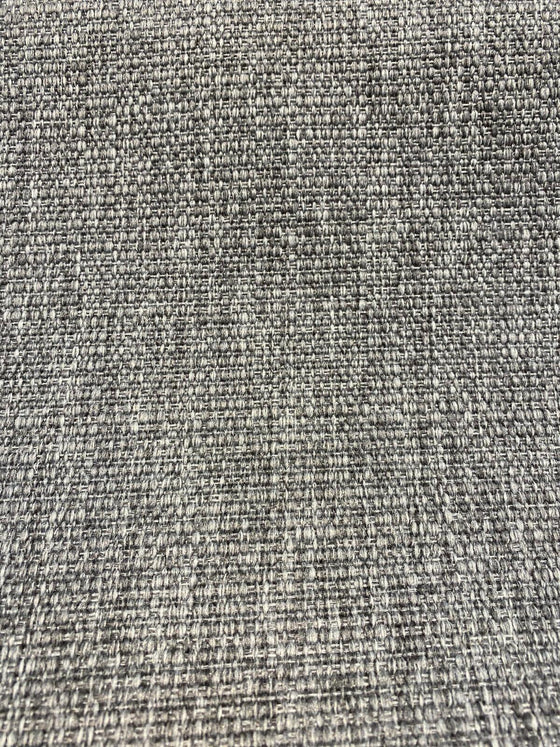 Classic Gray Tweed Chenille Upholstery Fabric by the yard