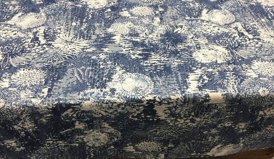 Fezara Indigo  100% cotton Drapery upholstery Fabric  by Robert Allen