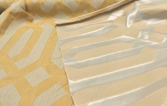 P KAUFMANN INTERWINED YELLOW GOLD  FABRIC BY THE YARD