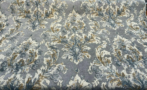 Upholstery Chenille Mill Creek Tradition Mineral Gray Fabric By The Yard