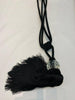 Black Crystal Tassel Tieback