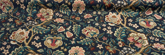 Waverly Imperial Dress Noir Onyx Drapery Upholstery Fabric By the Yard