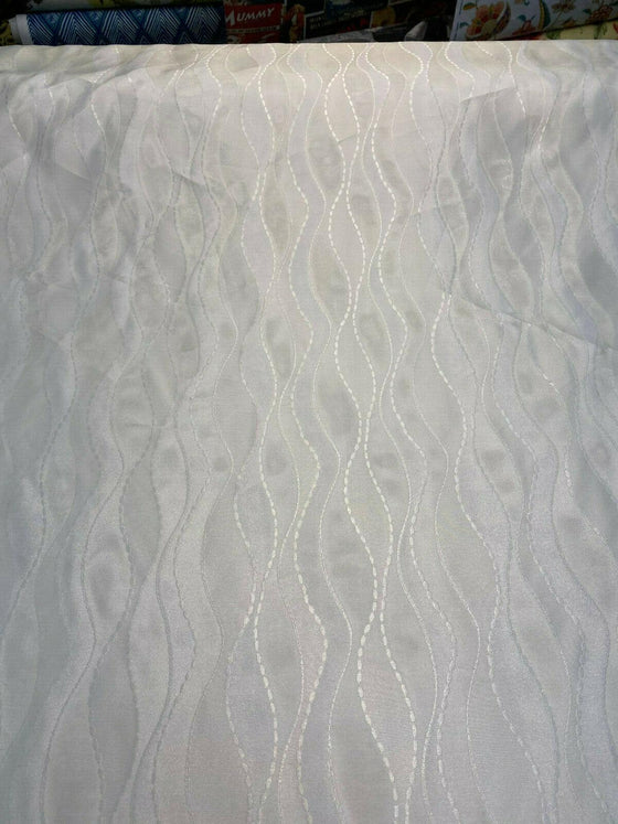 P Kaufmann Walden Ivory Sheer Sale Fabric By The Yard