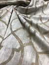 P Kaufmann ZOCALO PLAZA Latte latticework Drapery bedding Fabric by the yard 57''