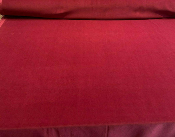 Charisma Velvet Velour Claret Red IFR 25 oz Drapery Fabric by the yard