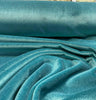 Prestige Green Velvet Velour Drapery Fabric by the yard