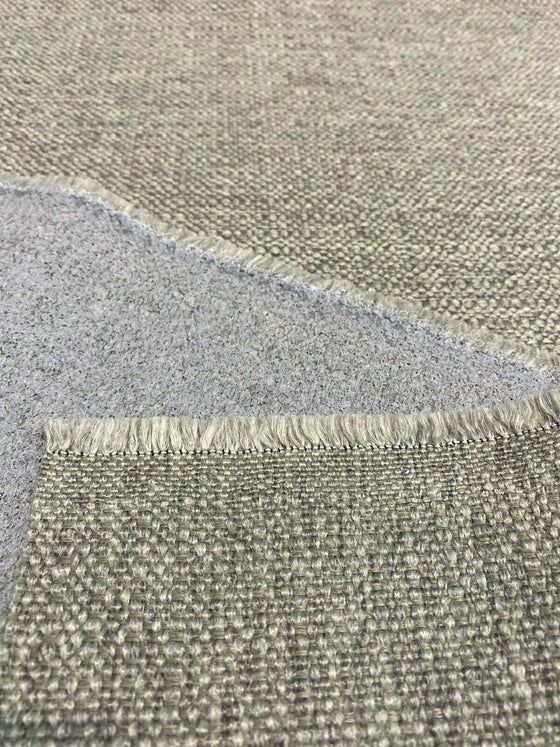 Sampson Organic Natural Chenille Performance Upholstery Fabric by the yard