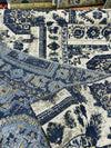 Romito Sapphire Navy Blue Upholstery Chenille Mill Creek Fabric By The Yard