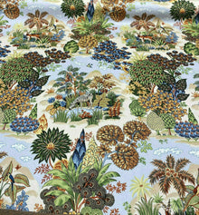  Tropical Jungle Zebras Floral Bloomcraft Fabric By the Yard