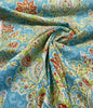 Wavely Crystal Vision Capri Damask Floral Fabric By the Yard