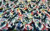 Waverly Multicolored Geometric Spray Paint Zinnia Fabric By the Yard