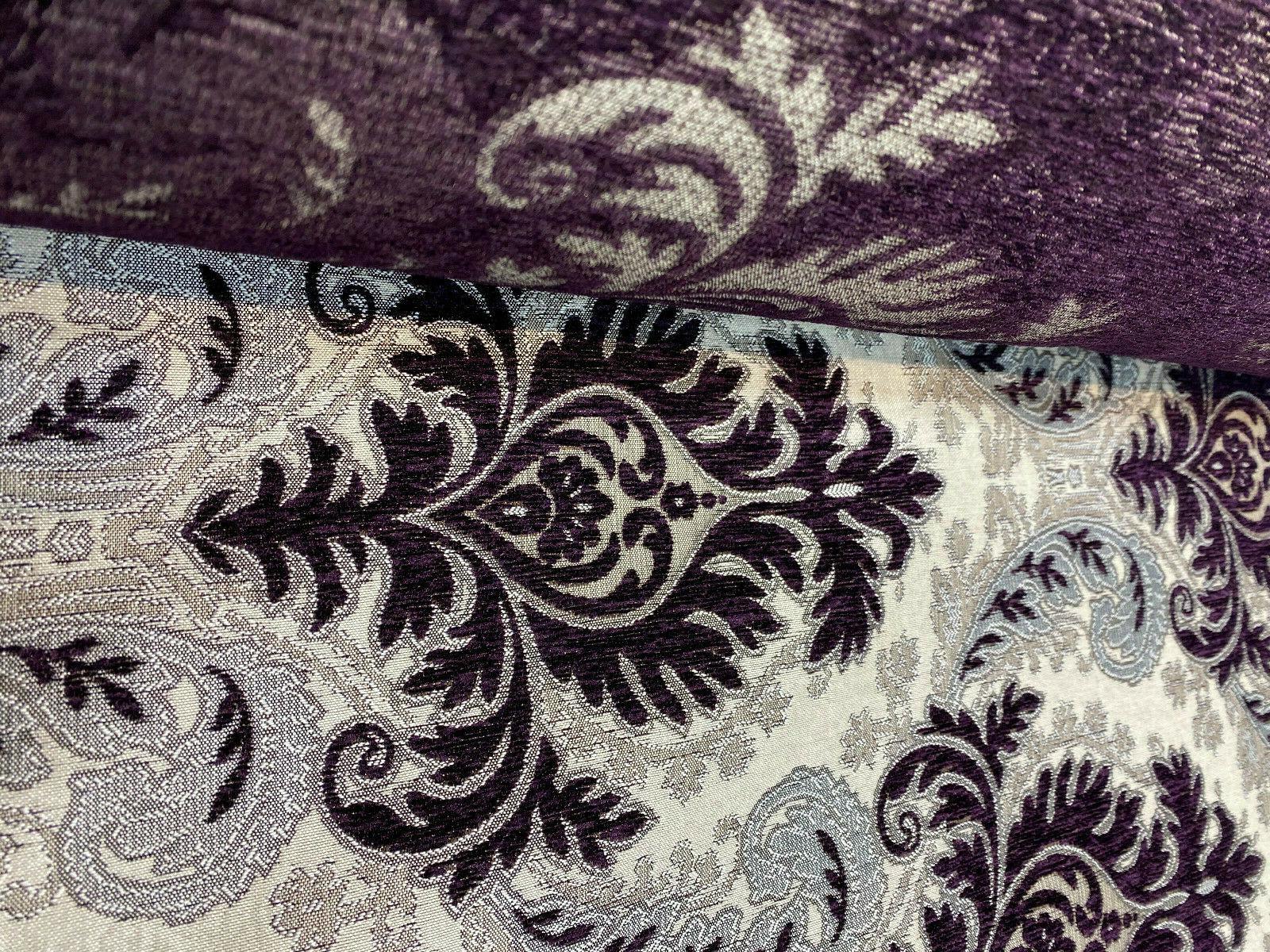 Matrix Fire retardant Upholstery Fabric in Purple