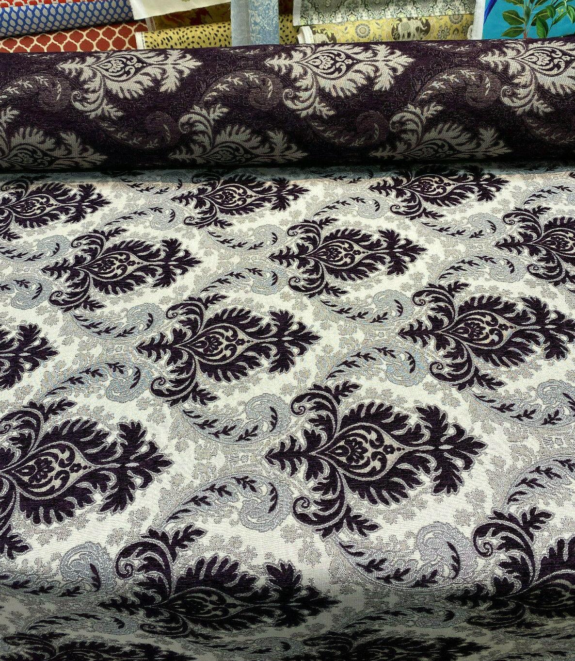 HHF Provincial Purple - Linen Like Upholstery Fabric