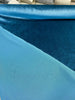 Exclusive Velveteen Teal Turquoise Drapery Upholstery Fabric by the yard